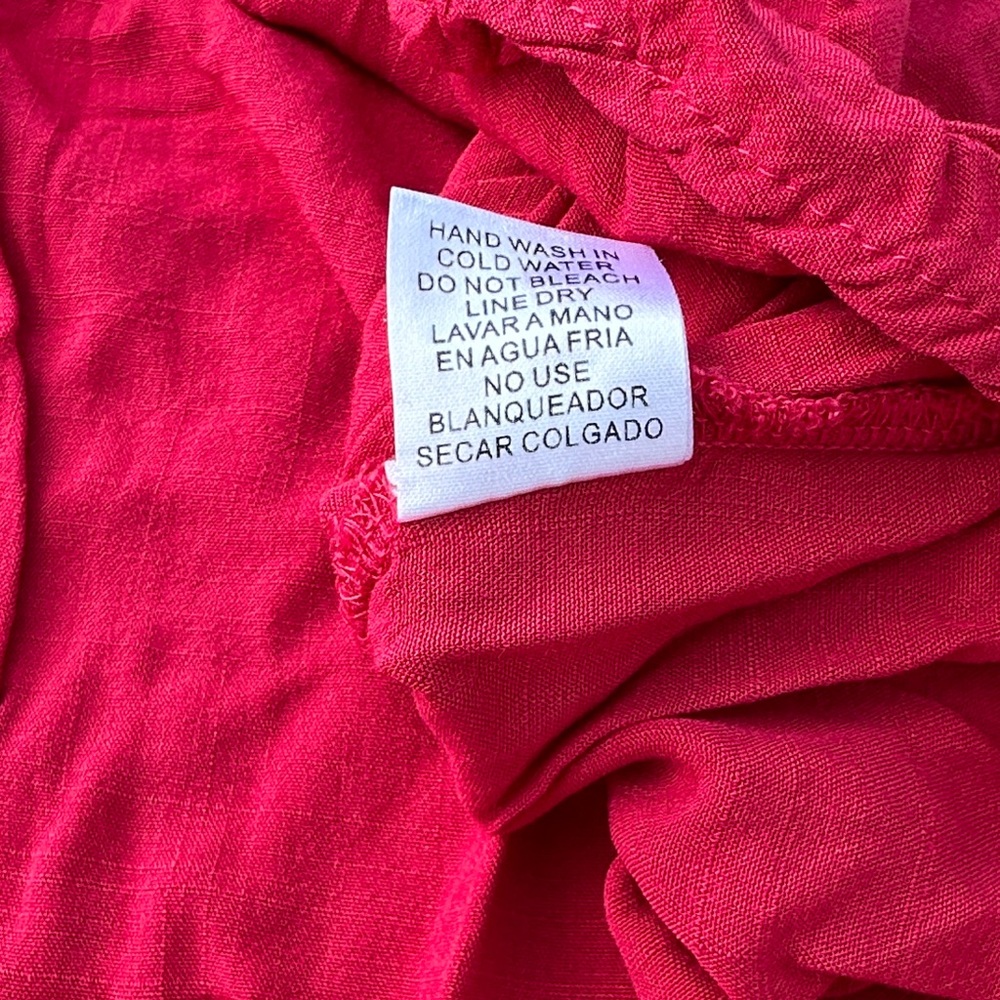 LA MIEL Red Tank Top - Picture 6 of 6